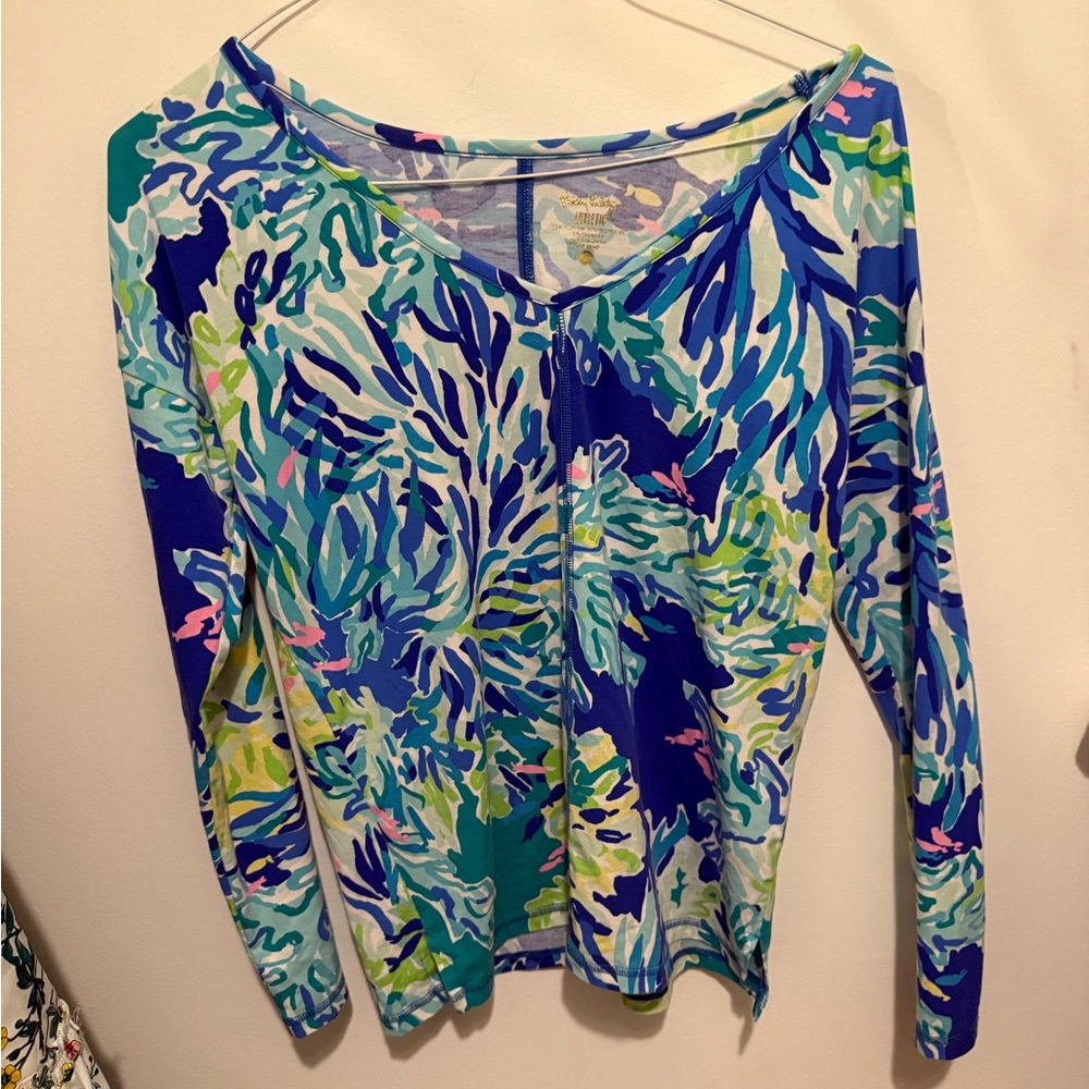 Lilly Pulitzer luxletic Colorful Women's Top size small